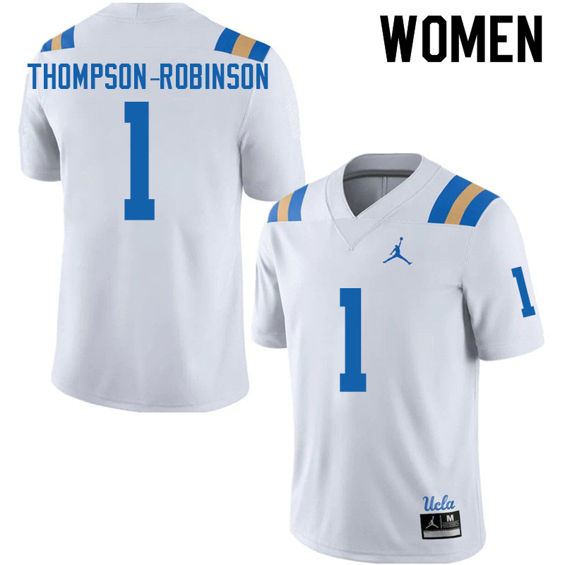 Jordan Brand Women #1 Dorian Thompson-Robinson UCLA Bruins College Football Jerseys Sale-White